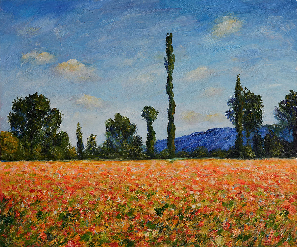 Field of Poppies by Claude Monet